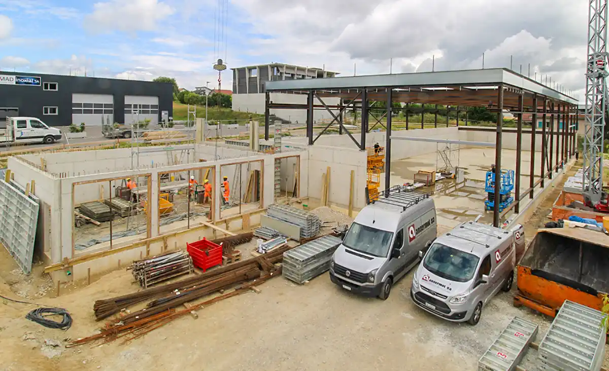 Intelligence artificielle timelapse de chantier